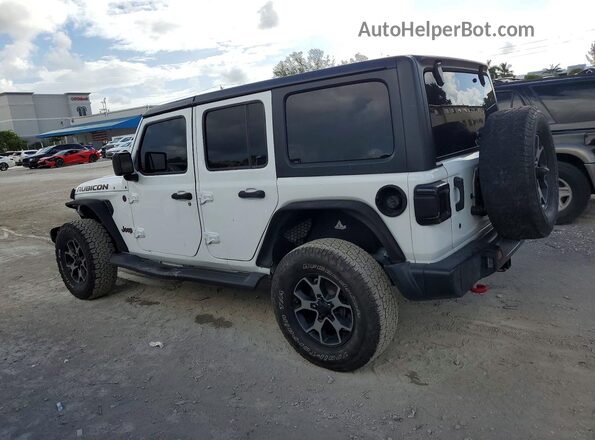 1C4HJXFN3KW545394 2019 JEEP WRANGLER Белый Задняя правая четверть