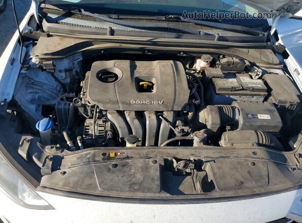5NPD84LF9JH241335 2018 HYUNDAI ELANTRA White Engine compartment view