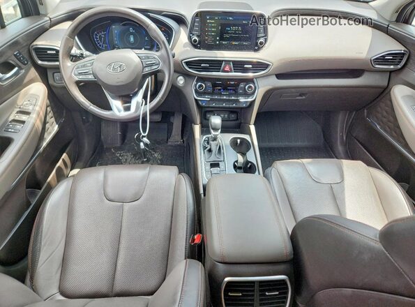 5NMS53AA9LH248917 2020 HYUNDAI SANTA Черный Вид щитка приборов