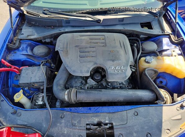 2C3CDXHG4JH223624 2018 DODGE CHARGER Blue Շարժիչի բաժամունքի տեսք