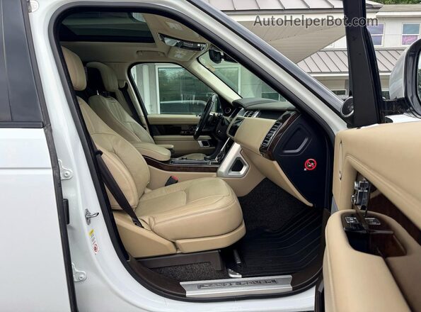 SALGS5RE3JA380542 2018 LAND ROVER RANGE White Widok z tyłu