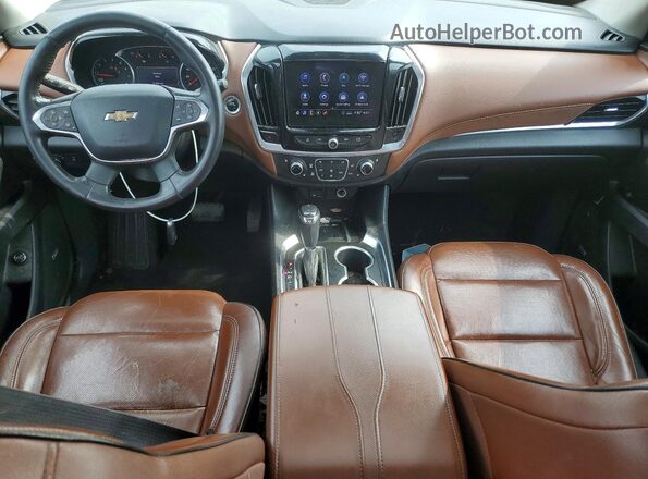 1GNEVNKW7LJ105999 2020 CHEVROLET TRAVERSE White ხელსაწყოთა პანელის ხედი