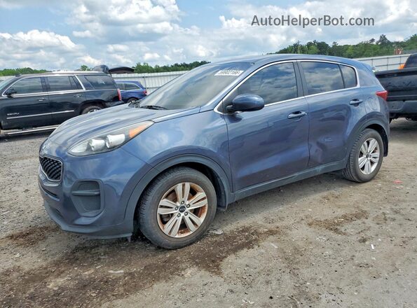 KNDPM3AC5J7484012 2018 KIA SPORTAGE Blue Tył lewy