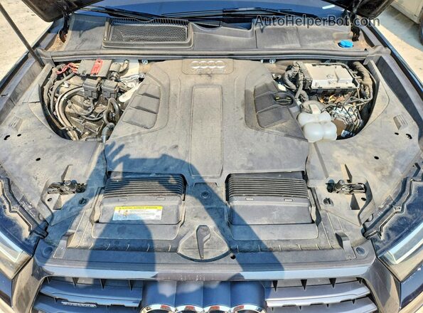WA1VAAF78HD052763 2017 AUDI Q7 Black Vista de la etiqueta del VIN
