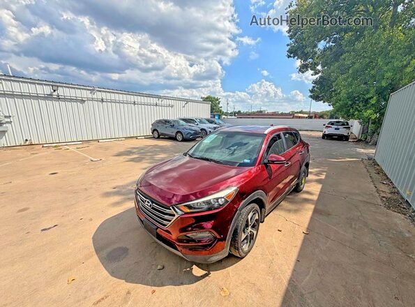 KM8J33A23GU220468 2016 HYUNDAI TUCSON Red Trasero derecho