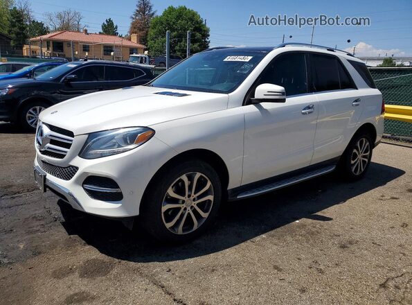 4JGDA5HB9GA757044 2016 MERCEDES-BENZ GLE-CLASS White უკანა მარცხენა