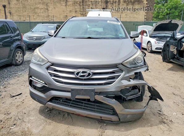 5XYZU4LA6HG415434 2017 HYUNDAI SANTA Gray უკანა ხედი