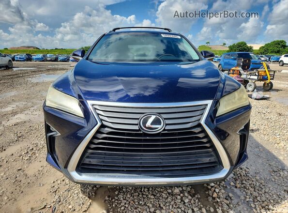 2T2ZZMCA1GC020651 2016 LEXUS RX Blue Вид ззаду