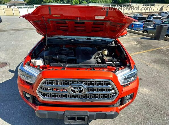 3TMCZ5AN3GM012158 2016 TOYOTA TACOMA Red Vista del salpicadero