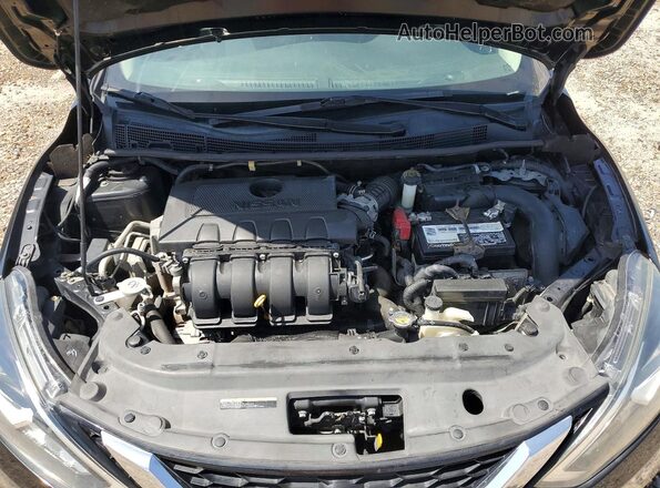 3N1AB7AP1JY289564 2018 NISSAN SENTRA Black Widok komory silnika