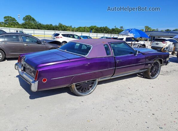 6L47S3Q426567 1973 CADILLAC ELDORADO Фиолетовый Передняя правая четверть