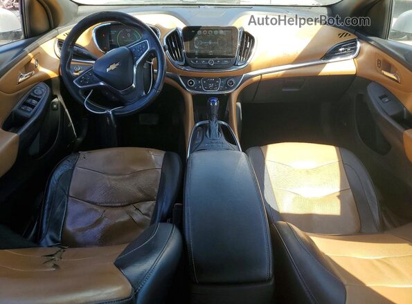 1G1RD6S56GU109310 2016 CHEVROLET VOLT Silver ხელსაწყოთა პანელის ხედი