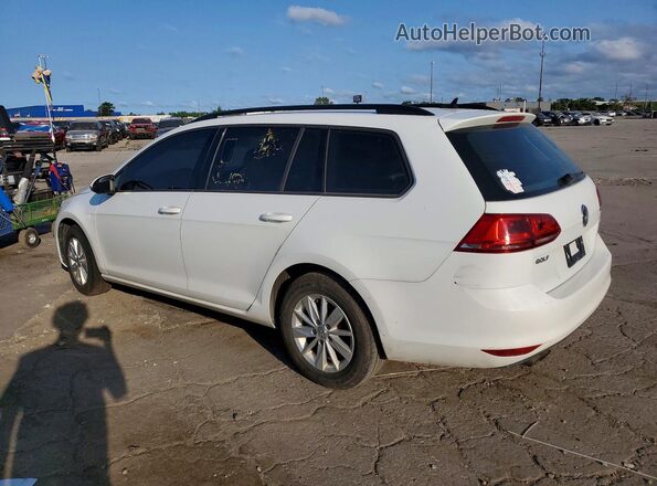 3VWC17AU0HM536800 2017 VOLKSWAGEN GOLF Белый Задняя правая четверть