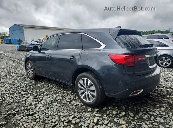 5FRYD4H47GB029057 2016 ACURA MDX Черный Задняя левая четверть
