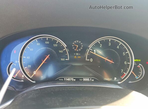 WBA7F2C3XHG423411 2017 BMW 7 SERIES Белый Вид задних сидений
