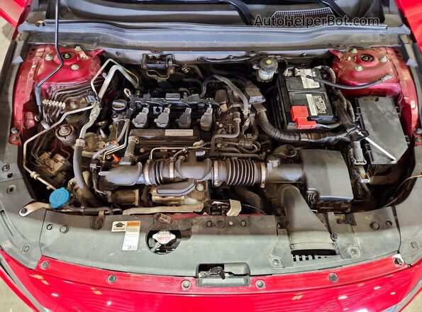 1HGCV1F33JA248262 2018 HONDA ACCORD Red ძრავის განყოფილების ხედი