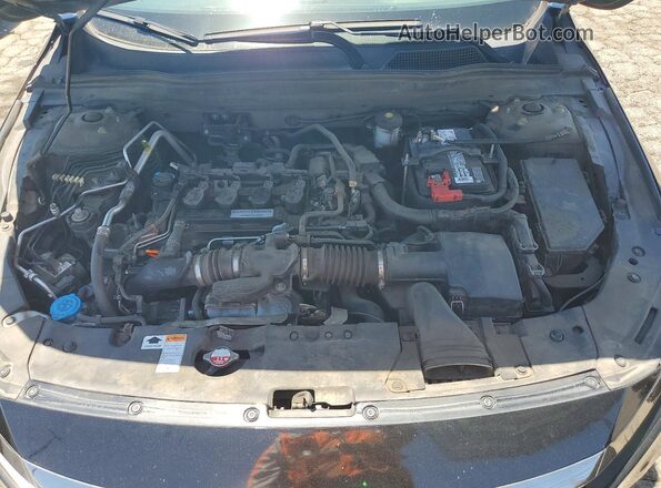 1HGCV1F37JA149010 2018 HONDA ACCORD Black Շարժիչի բաժամունքի տեսք
