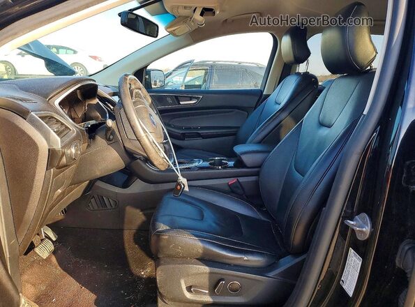 2FMPK3K96GBB13364 2016 FORD EDGE Black წინა პანელის ხედი