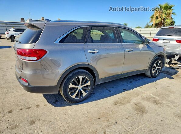 5XYPH4A59HG313997 2017 KIA SORENTO Tan Front right