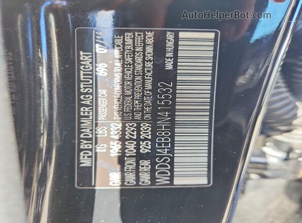 WDDSJ4EB8HN415532 2017 MERCEDES-BENZ CLA-CLASS Черный Вид наклейки с VIN-кодом