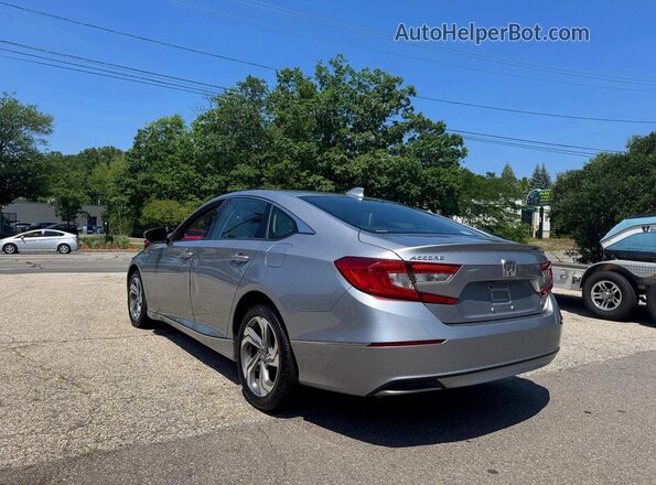 1HGCV1F44KA033841 2019 HONDA ACCORD Silver Передня права чверть
