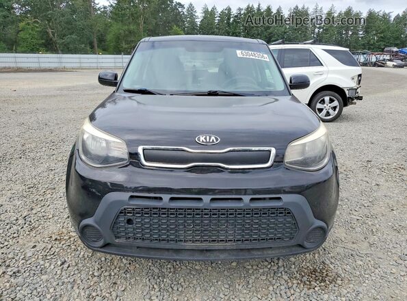 KNDJN2A24G7313068 2016 KIA SOUL Черный Вид сзади