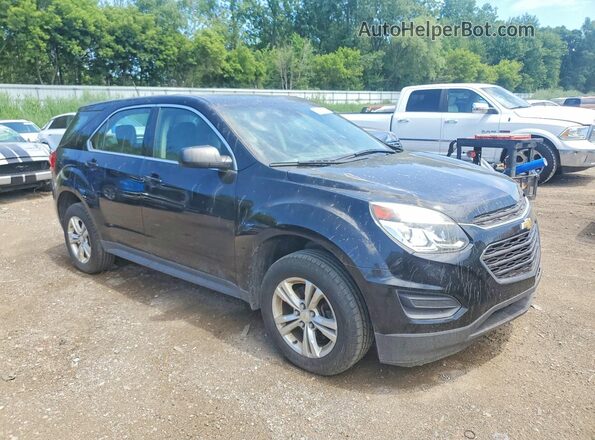2GNALBEK7H1583658 2017 CHEVROLET EQUINOX Black წინა ხედი