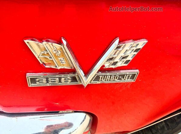 164376A136670 1966 CHEVROLET IMPALA Red Widok komory silnika