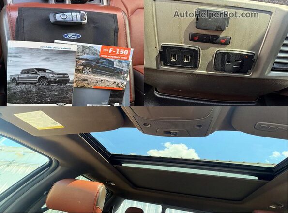 1FTEW1E4XKFA22142 2019 FORD F150 White 360 interior view