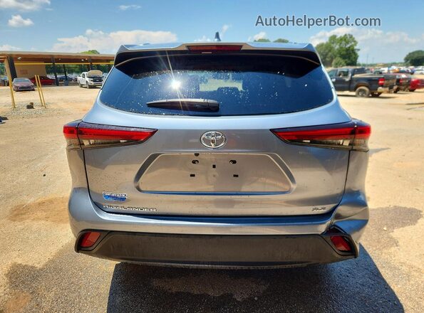 5TDGZRAH4LS013624 2020 TOYOTA HIGHLANDER Blue Սալոնի դիմացի տեսք