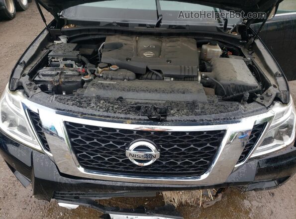 JN8AY2NC1H9511580 2017 NISSAN ARMADA Black Engine compartment view