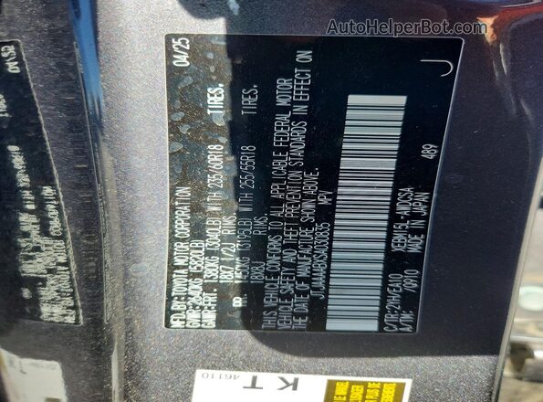 JTJAAAABXSA030835 2025 LEXUS RZ Gray Սալոնի 360 աստիճան տեսք