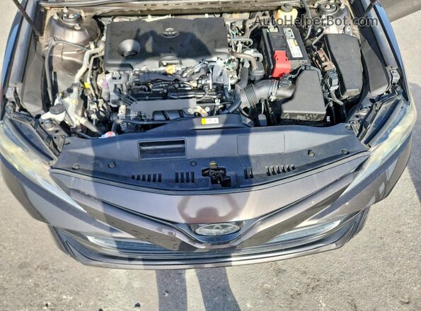4T1B11HK4JU045627 2018 TOYOTA CAMRY Brown Вид підкапотного простору