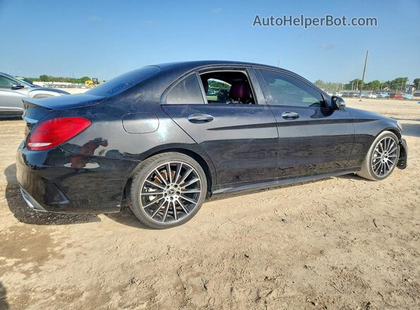 WDDWF4JB0JR407092 2018 MERCEDES-BENZ C Black Przód prawy