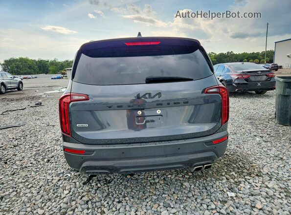 5XYP5DHC8NG226715 2022 KIA TELLURIDE Gray Вид салону спереду