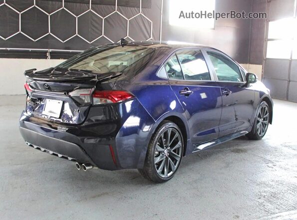 5YFT4MCEXSP243307 2025 TOYOTA COROLLA Blue Przód prawy