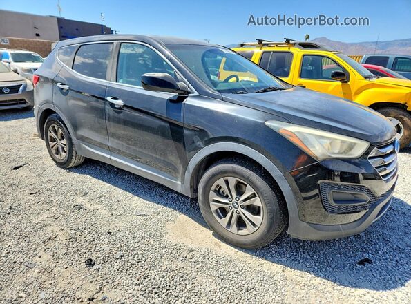 5XYZT3LB1GG351663 2016 HYUNDAI SANTA Black Դիմացի տեսք