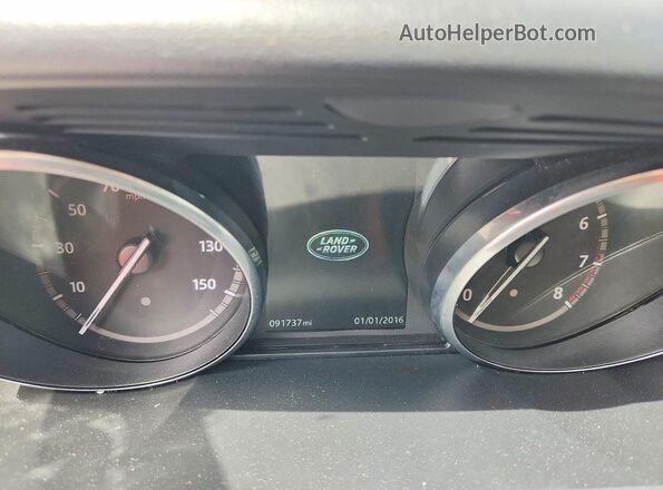 SALRTBBVXHA017437 2017 LAND ROVER DISCOVERY Black უკანა სავარძლების ხედი