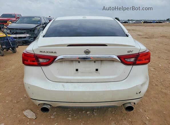 1N4AA6AP9HC395327 2017 NISSAN MAXIMA Белый Вид салона спереди