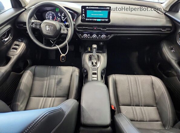 3CZRZ2H70RM707601 2024 HONDA HR-V Gray Вид щитка приладів
