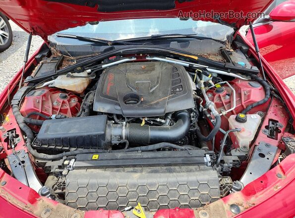 ZARFAECN8H7549319 2017 ALFA ROMEO GIULIA Red Շարժիչի բաժամունքի տեսք
