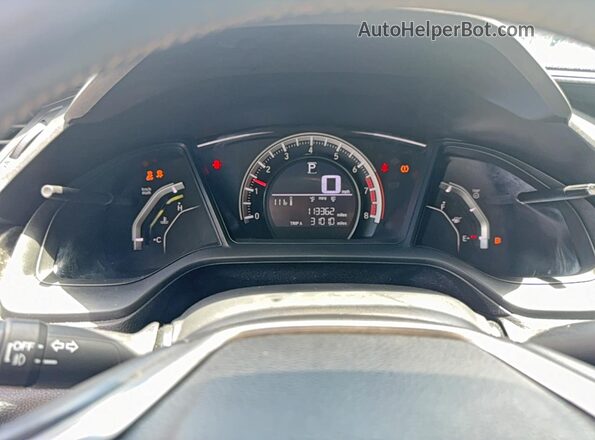 SHHFK7H46HU204690 2017 HONDA CIVIC Black Vista del cuadro de instrumentos