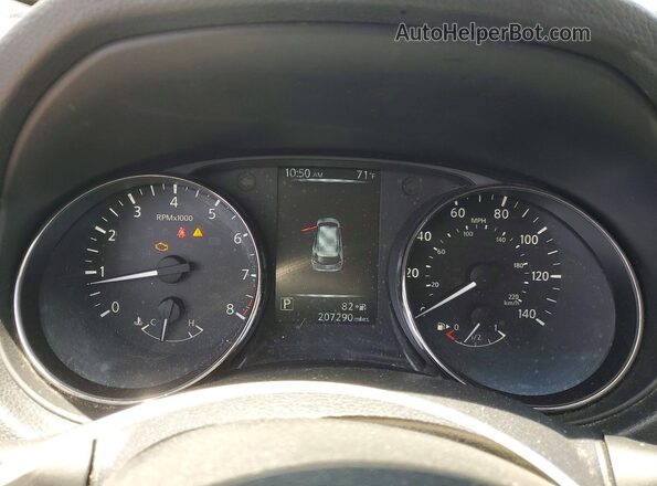 KNMAT2MT4HP522886 2017 NISSAN ROGUE Gray Հետևի նստատեղերի տեսք