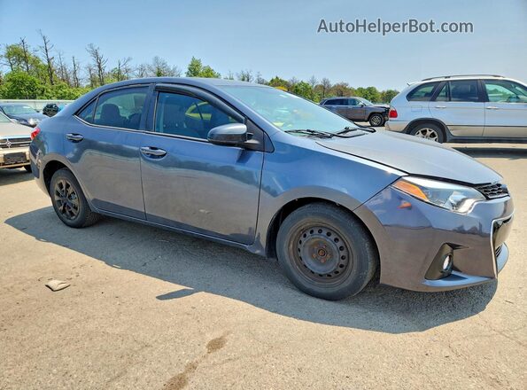 5YFBURHEXGP367778 2016 TOYOTA COROLLA Серый Вид спереди