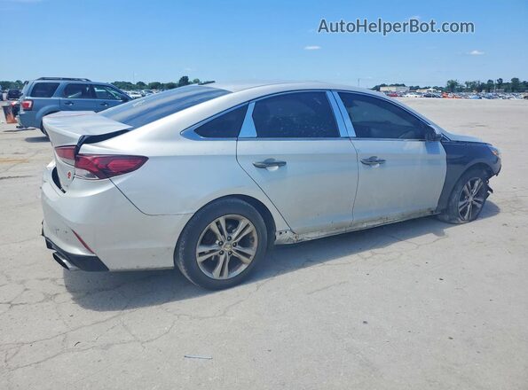 5NPE34AF2JH641145 2018 HYUNDAI SONATA Silver Delantero derecho