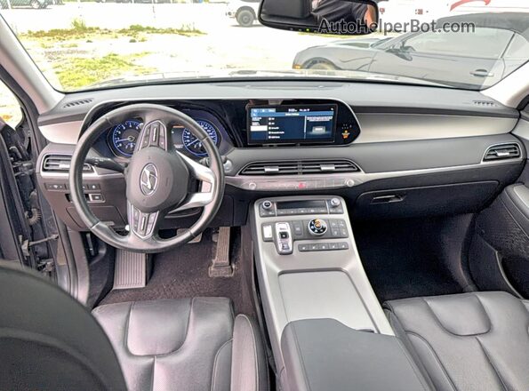 KM8R3DHE5MU213008 2021 HYUNDAI PALISADE Gray Widok tylnych siedzeń
