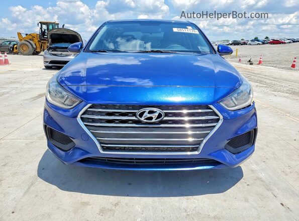 3KPC24A36KE070619 2019 HYUNDAI ACCENT Blue Հետևի տեսք