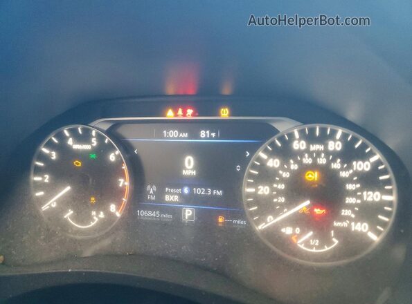 1N4BL4BV1LC143905 2020 NISSAN ALTIMA Gray უკანა სავარძლების ხედი