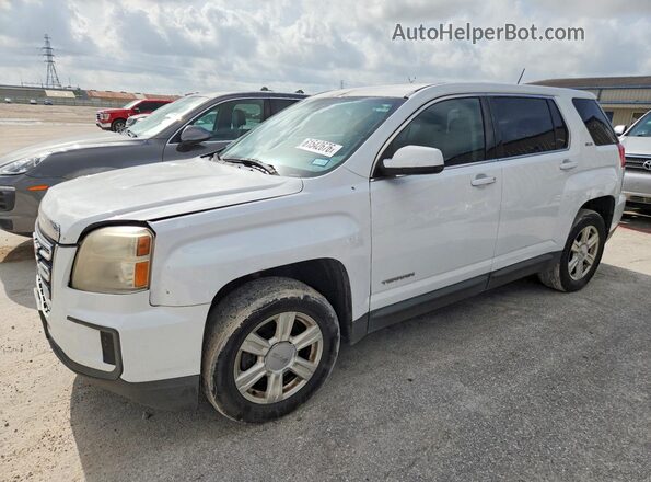2GKALMEK6G6128438 2016 GMC TERRAIN White Trasero izquierdo