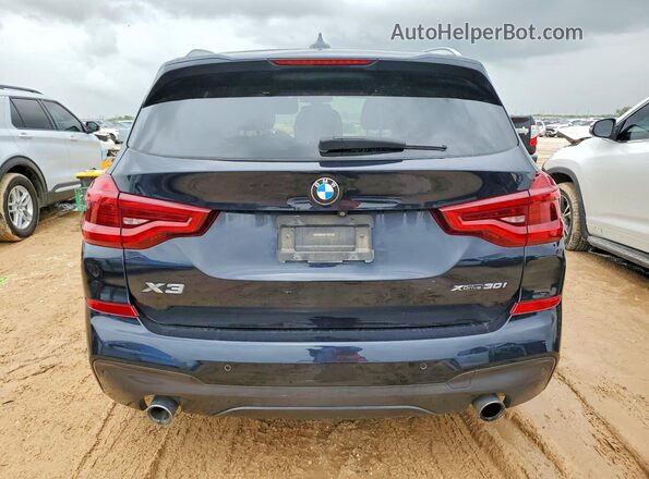 5UXTR9C59KLP92728 2019 BMW X3 Синий Вид салона спереди